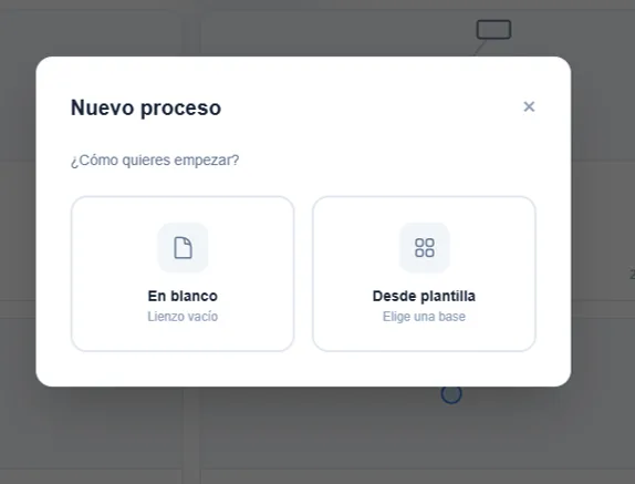 Selector de plantillas de Mapaflow